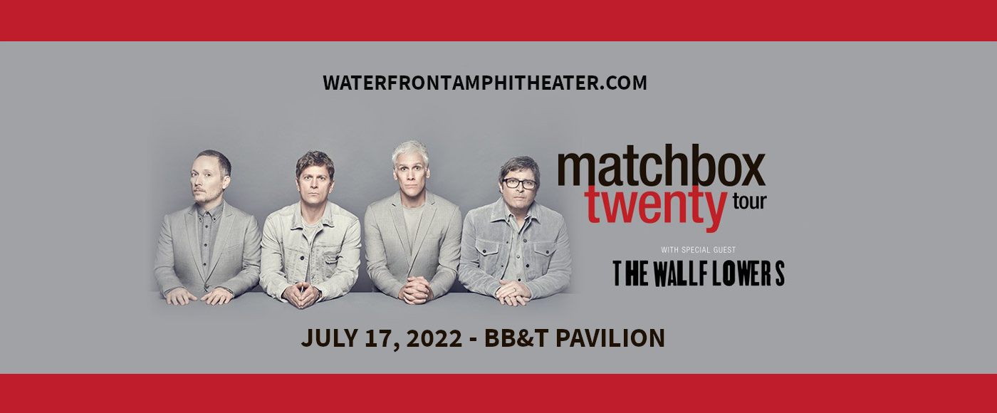 Matchbox Twenty & The Wallflowers Tickets 17th July BB&T Pavilion