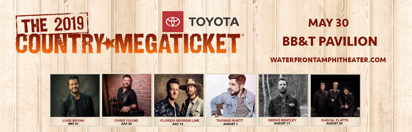 2019 Country Megaticket Tickets (Includes All Performances)