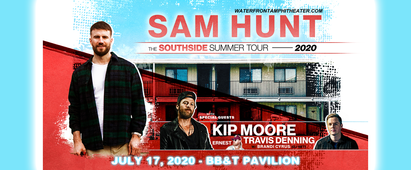 Sam Hunt, Kip Moore & Travis Denning [CANCELLED]